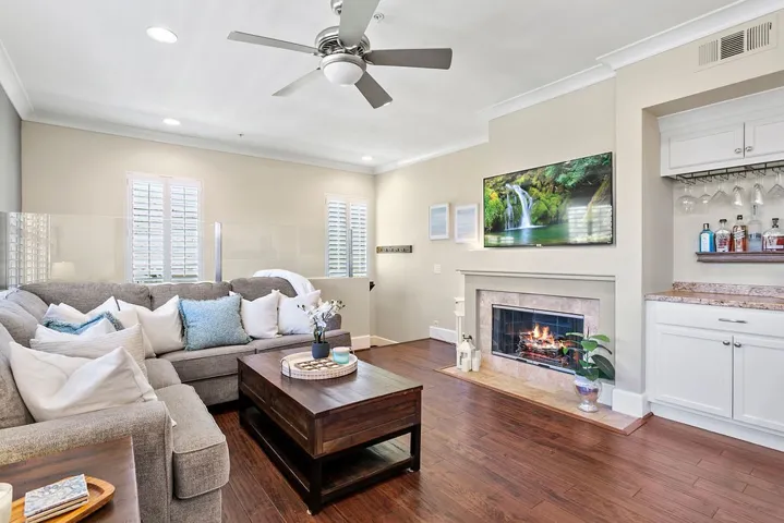 Plantation shutters even in the entry to your home