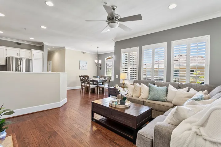 You have arrived to your open concept living area