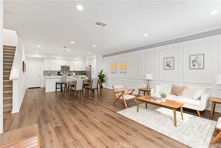 Open Floor Plan Upon Entering the House