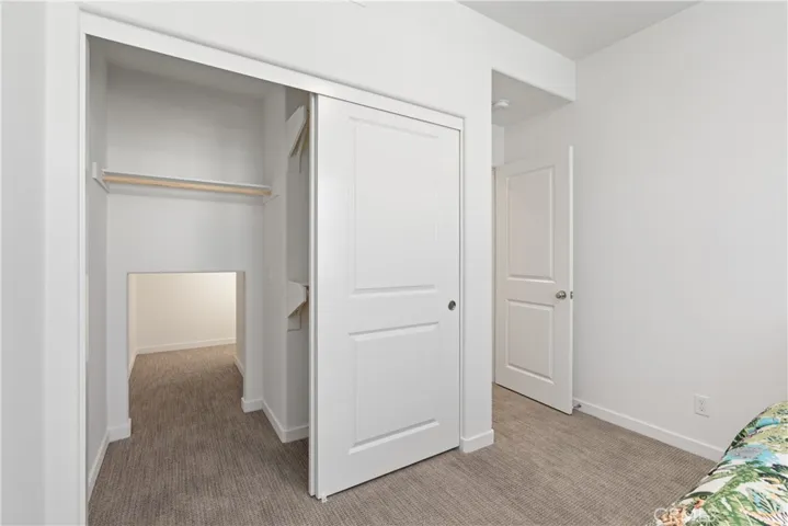 Second Bedroom Closet with Crawl Space