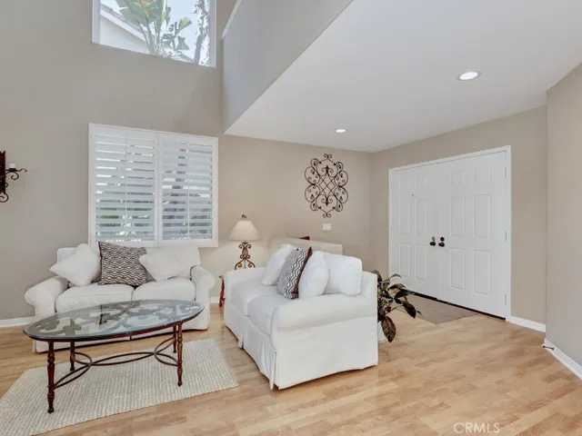 Living room and entry