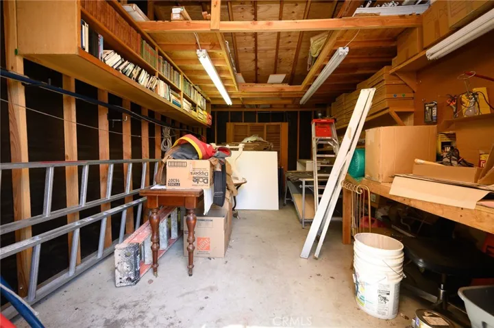 Shed attached to warehouse