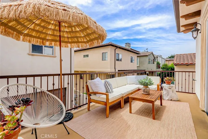 Balcony off living room