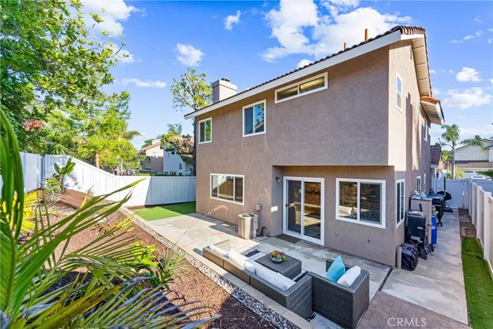 Opposite rear angle of backyard