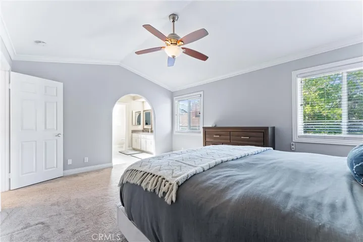 Another angle of primary bedroom