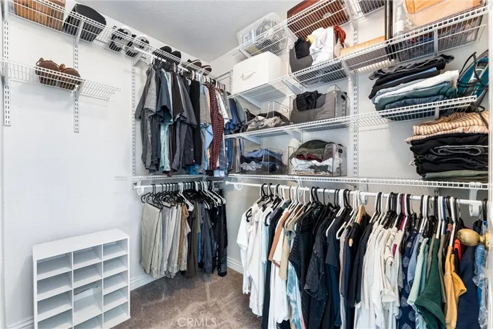 Primary walk-in closet