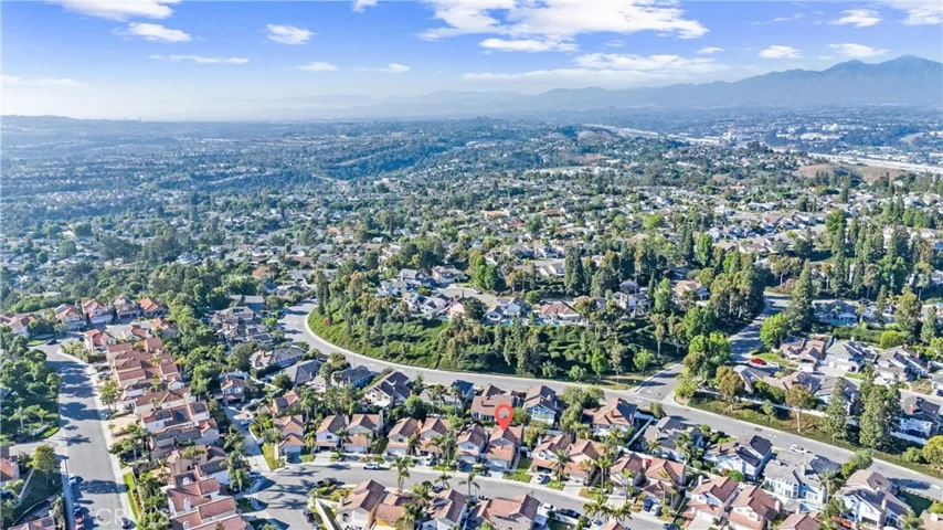 Note arrow of where home is located