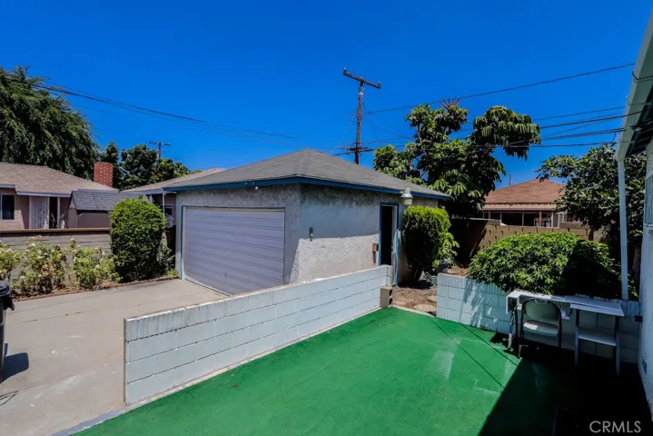 Patio and Detached Garage