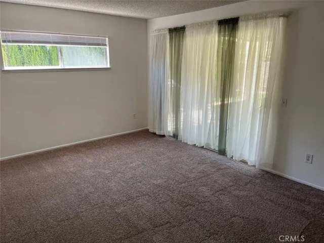 Bedroom with new carpet