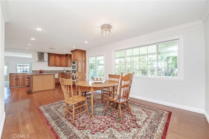 Dining/kitchen view