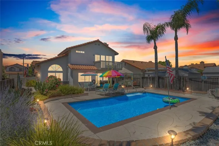 Sunset over the POOL