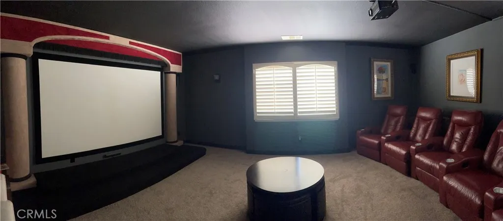 The Pano view of the home theater.