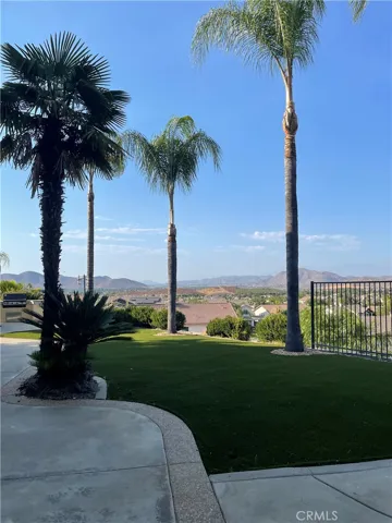 Mountain View from the side gate.