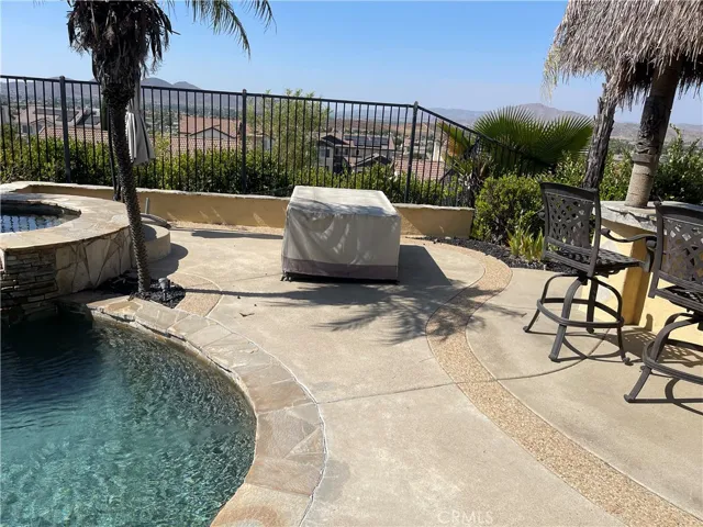 Outdoor dining area