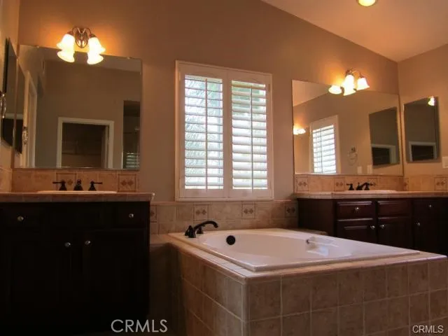 Bathroom in the suite.