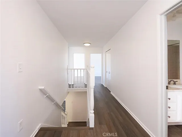 top of stairs