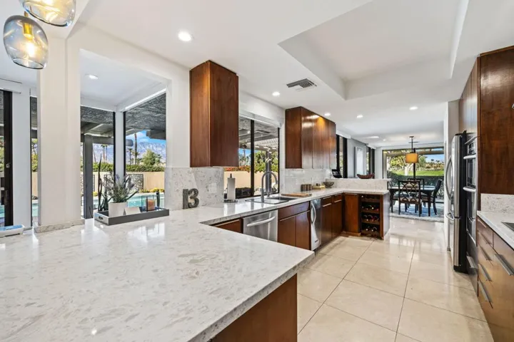 Kitchen Looking out to the View