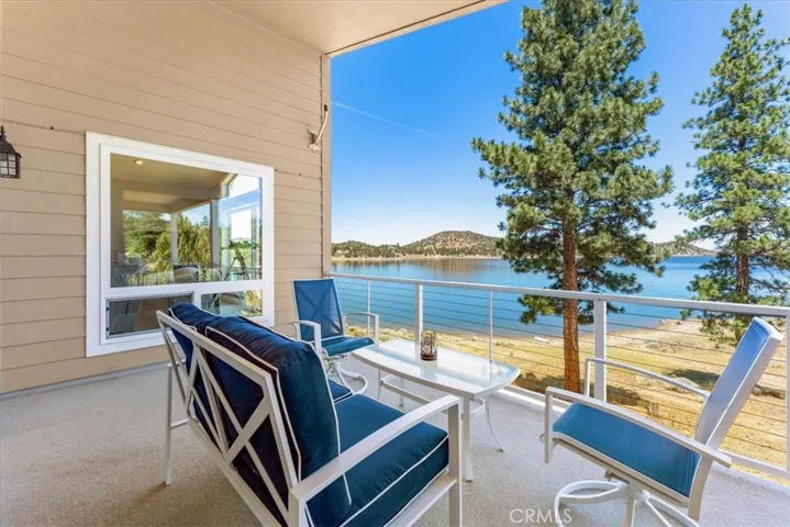 Relax on the main level deck.