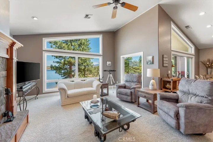Living room with picturesque views.