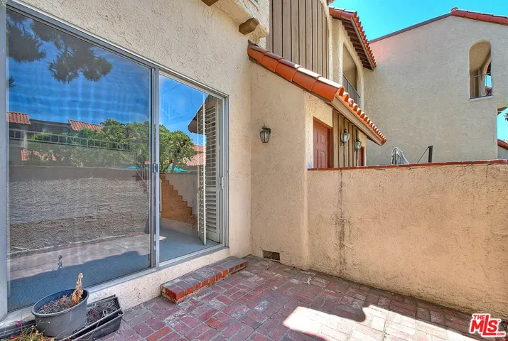 Private patio