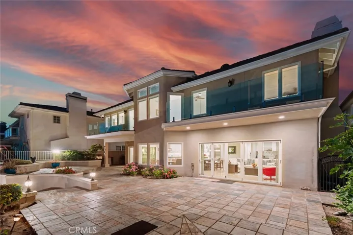 The back of the house