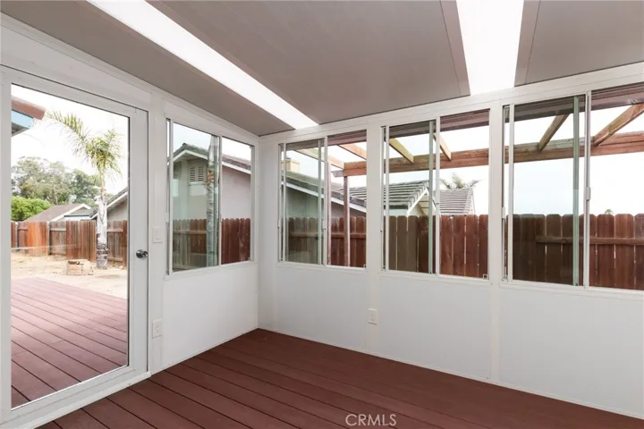 sunroom off of master