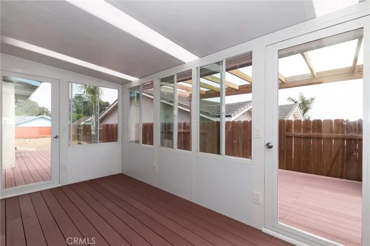 sunroom off of master