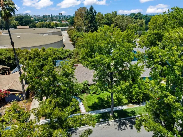 Lots of trees help keep the neighborhood cool.