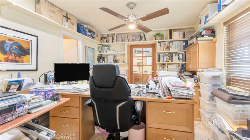 Downstairs Office w/door to bonus room