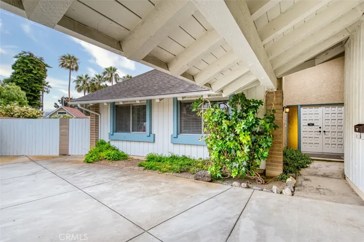 Double front door entry.