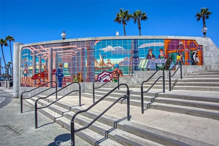 Check out the people or the art near the HB pier.