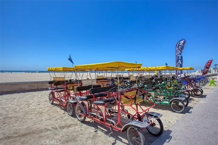 Walk, jog, bike or skate along the beach front path.