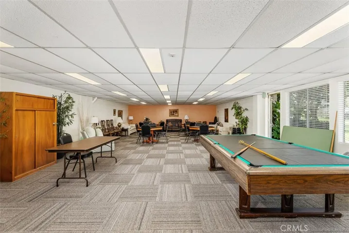 Kitchen, restrooms, pool table, card tables and more