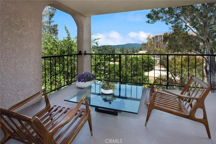 Gorgeous views on quiet, peaceful balcony