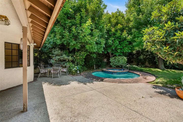 Backyard patio