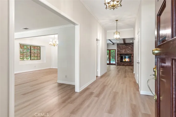 Front hall entry