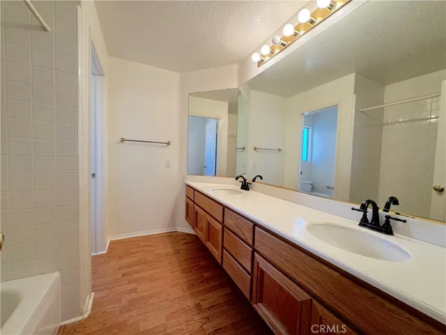 3rd bathroom upstairs with double sinks