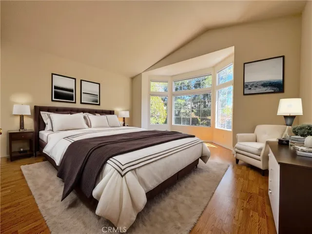 Primary bedroom. Virtually Staged