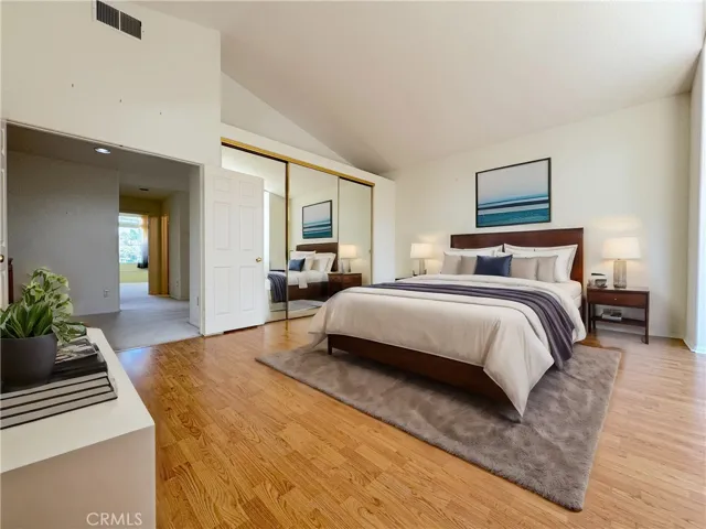 Primary bedroom. Virtually Staged