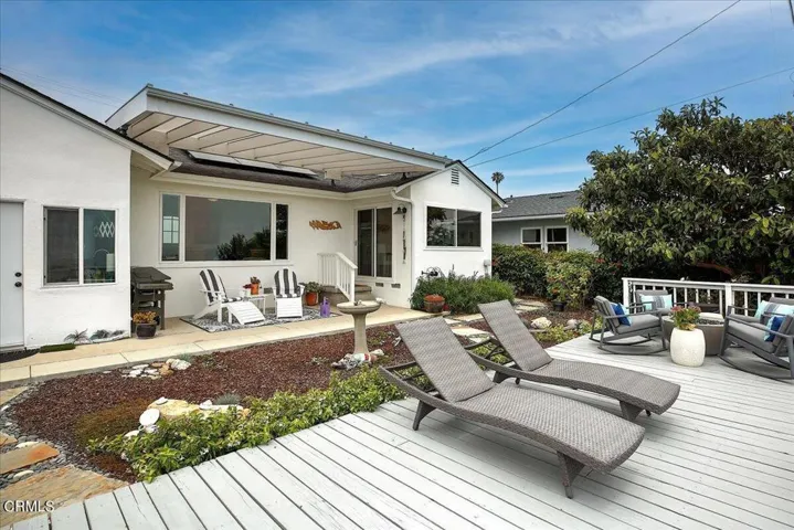 Backyard deck
