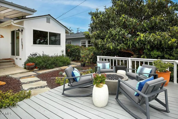 Backyard deck