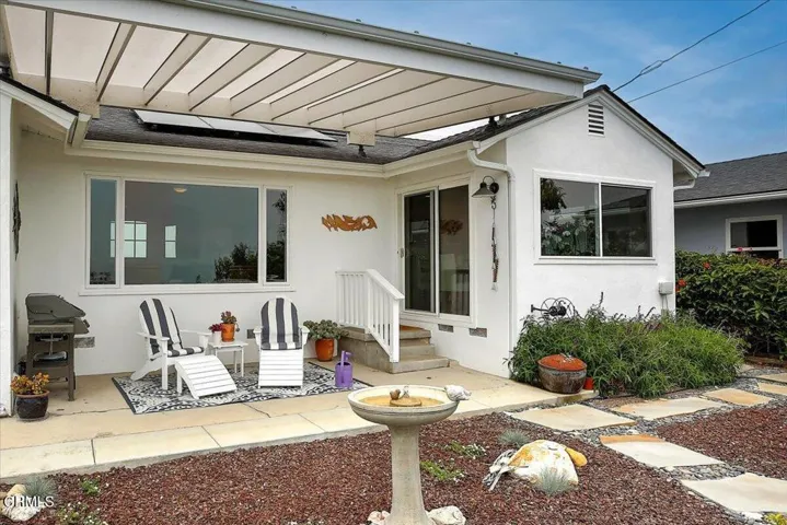 Covered patio