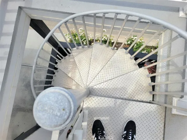 Stairs to deck