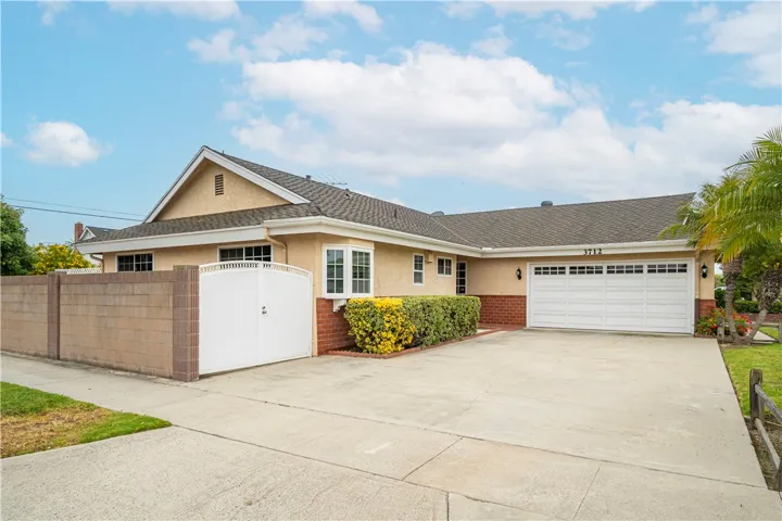 This is a corner lot offering lots of space.
