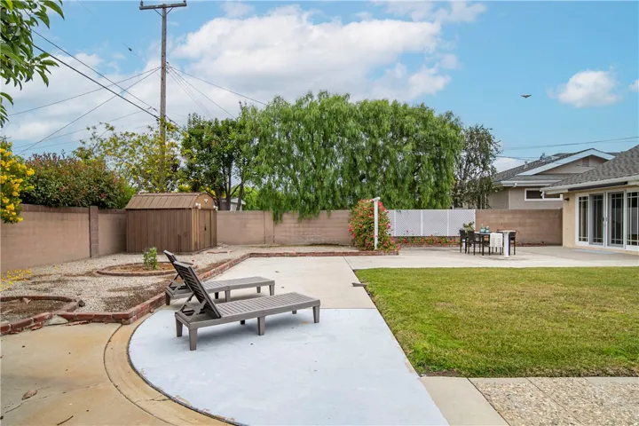 Muitiple areas in the backyard for relaxation and enjoyment