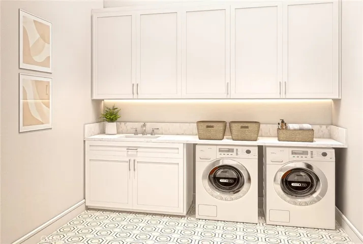 Laundry room Rendering