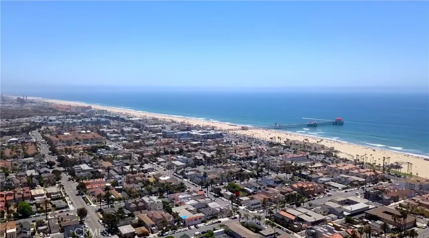 Aerial view of Downtown Huntington Beach!

