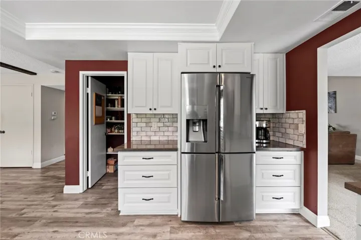 Kitchen open to Dining Area and Hallway