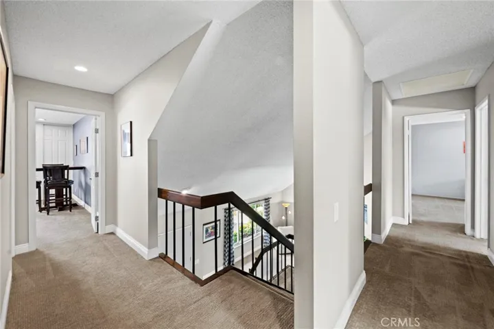 Stairway open to 2nd floor rooms