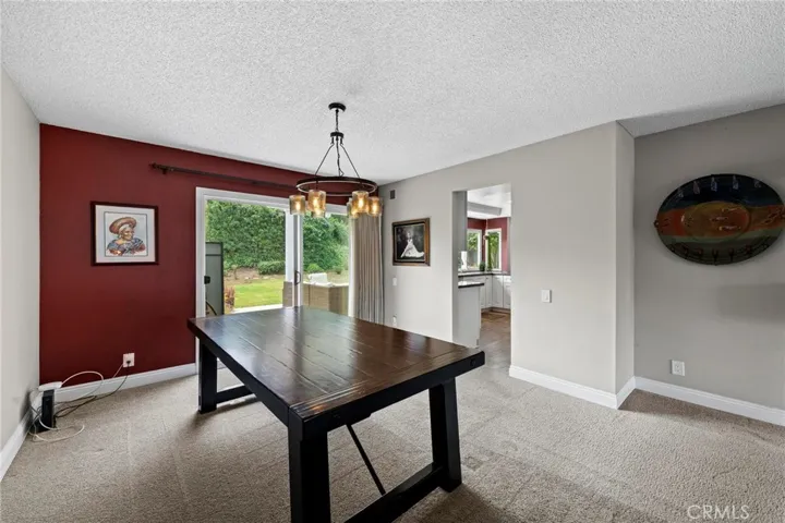 Dining area open to Kitchen